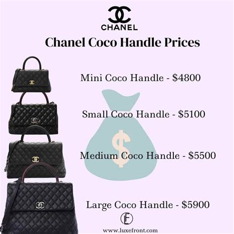 chanel bags price increase 2022|Chanel coco handle price 2023.